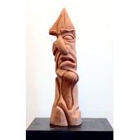 Saleem Raza, Expression III, 17" x 8" x 5", Terracotta, Sculpture, AC-SR-008